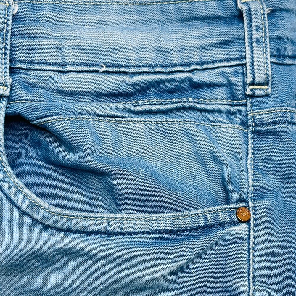 Parx Jeans Mens Light Blue Skinny Fit Authentic Casual Stretch XMYA02018-B4 - Picture 11 of 16